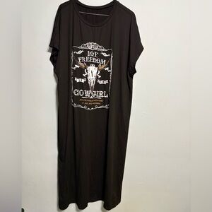 SHEIN brand cowgirl maxi dress women’s size 2XL